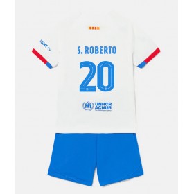 Barcelona Sergi Roberto #20 Borta Kläder Barn 2023-24 Kortärmad (+ Korta byxor)